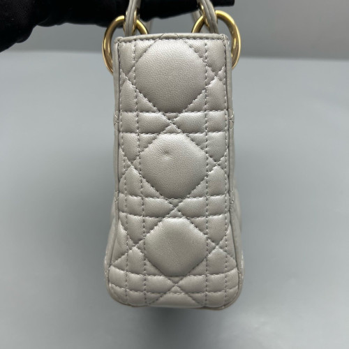 Dior Mini Lady Dior Calfskin Grey Dior Mini Lady Dior Calfskin Grey