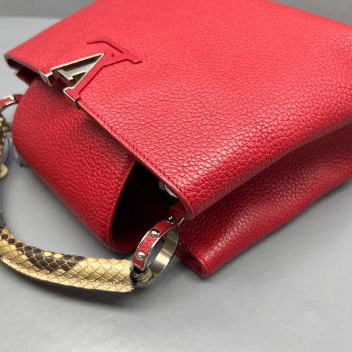 Louis Vuitton Capucines BB Calfskin Red