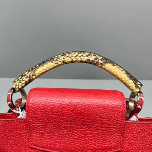 Louis Vuitton Capucines BB Calfskin Red