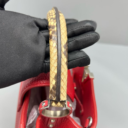 Louis Vuitton Capucines BB Calfskin Red