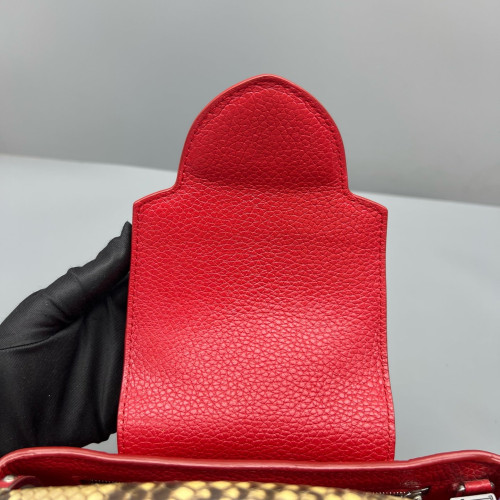 Louis Vuitton Capucines BB Calfskin Red