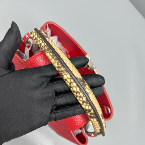 Louis Vuitton Capucines BB Calfskin Red