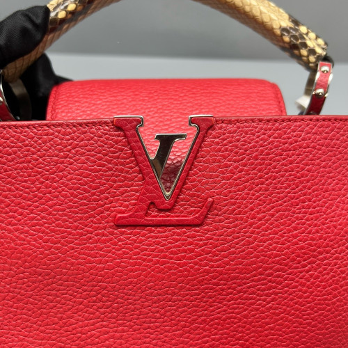 Louis Vuitton Capucines BB Calfskin Red