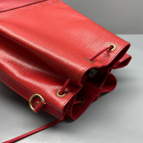 Louis Vuitton Bucket Epi Red