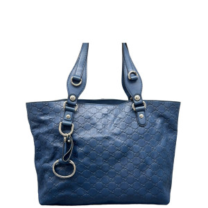 Gucci Tote Bag Guccissima Blue