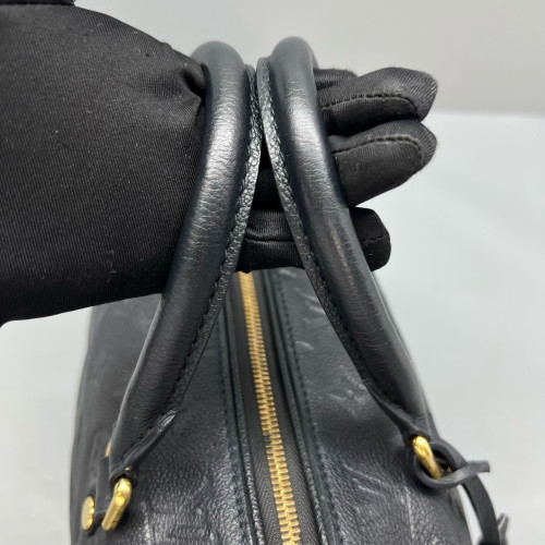 Louis Vuitton Speedy Bandouliere 25 Monogram Empreinte Blue