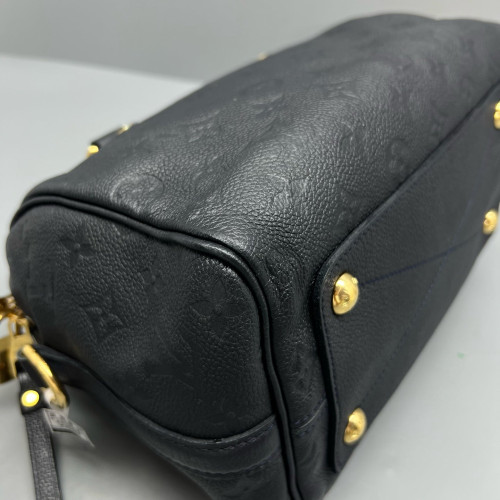 Louis Vuitton Speedy Bandouliere 25 Monogram Empreinte Blue