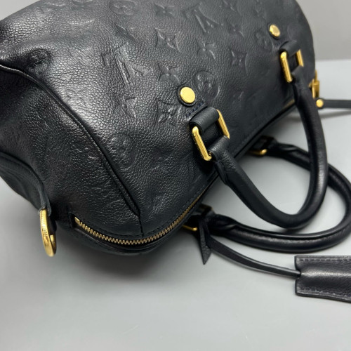Louis Vuitton Speedy Bandouliere 25 Monogram Empreinte Blue
