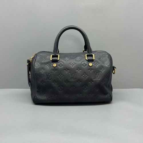 Louis Vuitton Speedy Bandouliere 25 Monogram Empreinte Blue