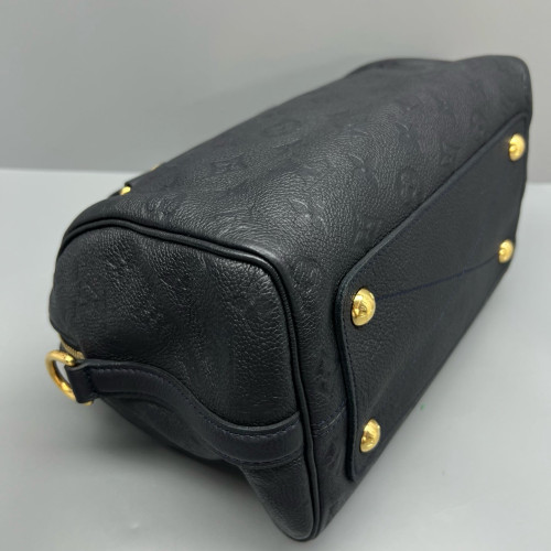 Louis Vuitton Speedy Bandouliere 25 Monogram Empreinte Blue