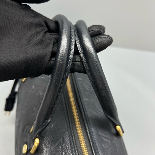Louis Vuitton Speedy Bandouliere 25 Monogram Empreinte Blue