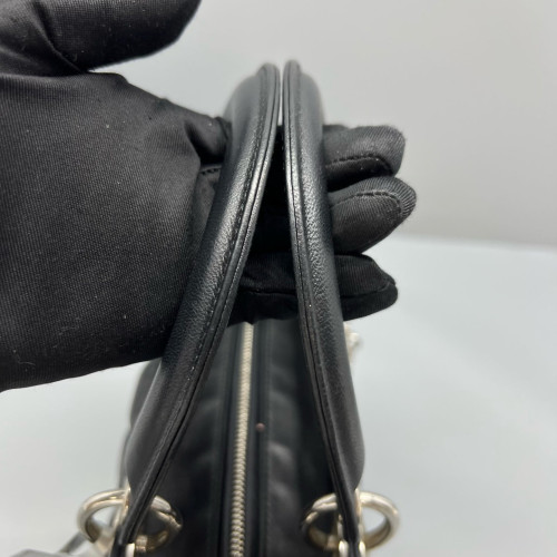Dior Medium Lady Dior Calfskin Black