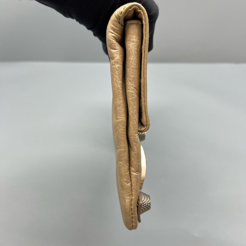 Balenciaga Clutch Arena Lambskin Brown