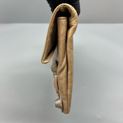 Balenciaga Clutch Arena Lambskin Brown