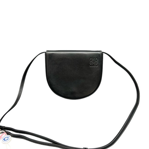 Loewe Mini Heel Crossbody Pouch Calfskin Black