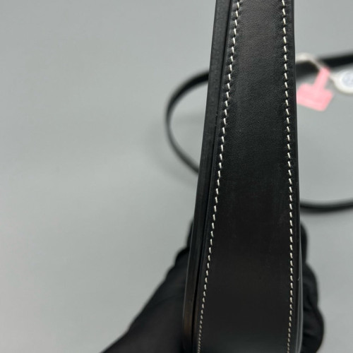 Loewe Mini Heel Crossbody Pouch Calfskin Black