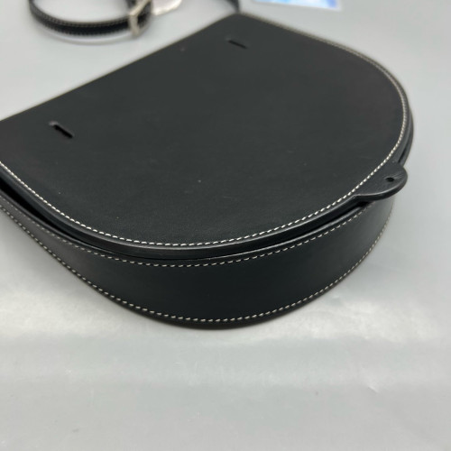 Loewe Mini Heel Crossbody Pouch Calfskin Black