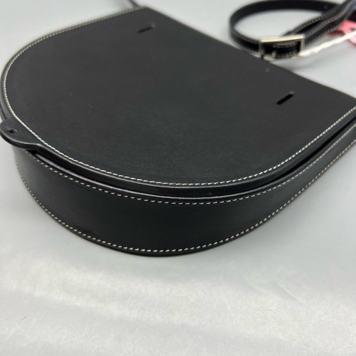 Loewe Mini Heel Crossbody Pouch Calfskin Black