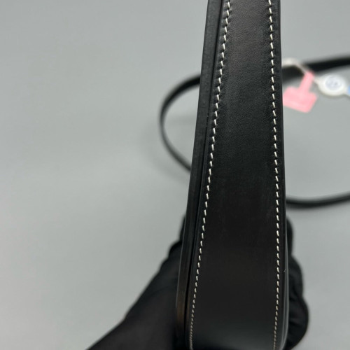 Loewe Mini Heel Crossbody Pouch Calfskin Black