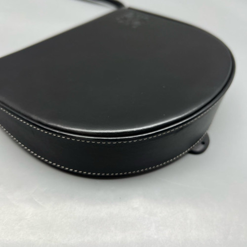 Loewe Mini Heel Crossbody Pouch Calfskin Black