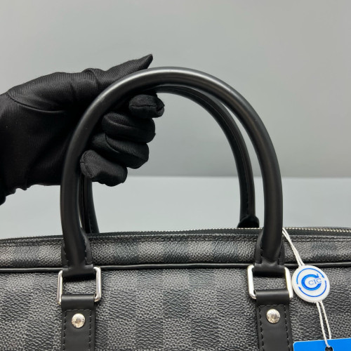 Louis Vuitton Oliver Briefcase Damier Graphite Black