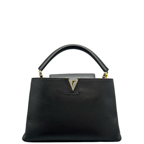 Louis Vuitton Capucines GM Calfskin Black