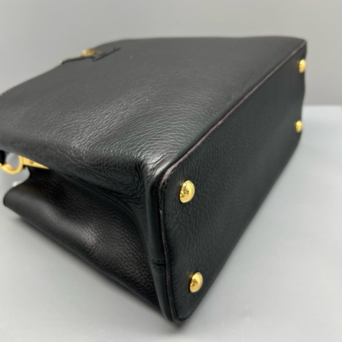 Louis Vuitton Capucines GM Calfskin Black