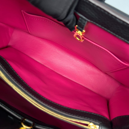 Louis Vuitton Capucines GM Calfskin Black