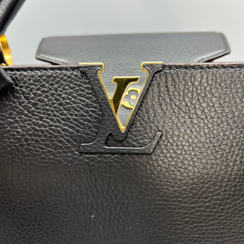 Louis Vuitton Capucines GM Calfskin Black