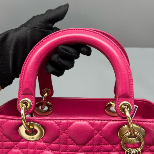 Dior Medium Lady Dior Calfskin Fuchsia Dior Medium Lady Dior Calfskin Fuchsia