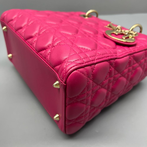 Dior Medium Lady Dior Calfskin Fuchsia Dior Medium Lady Dior Calfskin Fuchsia