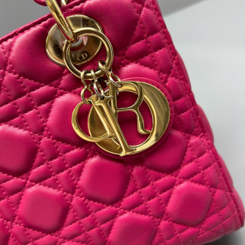 Dior Medium Lady Dior Calfskin Fuchsia Dior Medium Lady Dior Calfskin Fuchsia