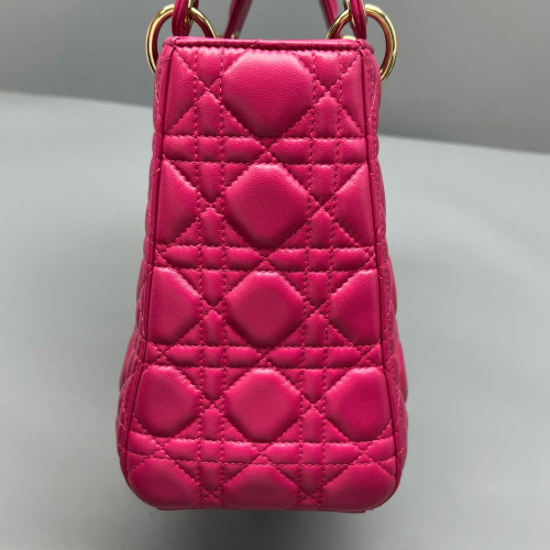 Dior Medium Lady Dior Calfskin Fuchsia Dior Medium Lady Dior Calfskin Fuchsia