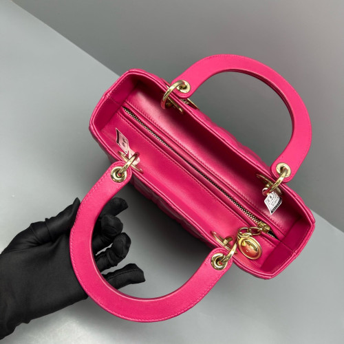 Dior Medium Lady Dior Calfskin Fuchsia Dior Medium Lady Dior Calfskin Fuchsia
