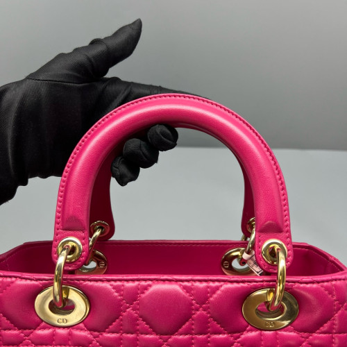 Dior Medium Lady Dior Calfskin Fuchsia Dior Medium Lady Dior Calfskin Fuchsia