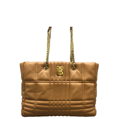 Burberry Shoulder Bag Calfskin Brown