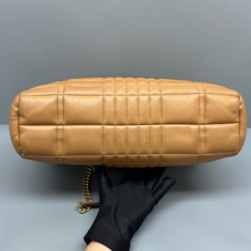 Burberry Shoulder Bag Calfskin Brown