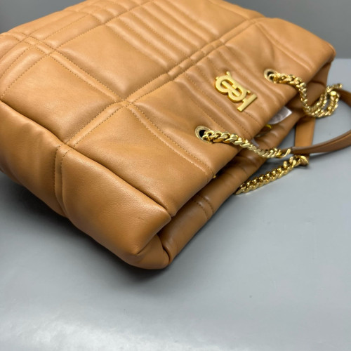 Burberry Shoulder Bag Calfskin Brown