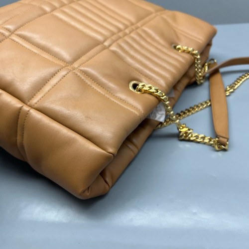 Burberry Shoulder Bag Calfskin Brown