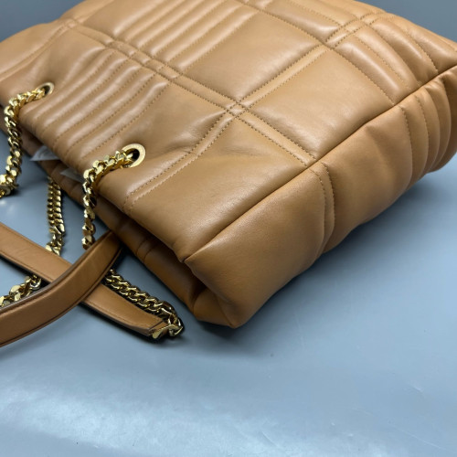 Burberry Shoulder Bag Calfskin Brown