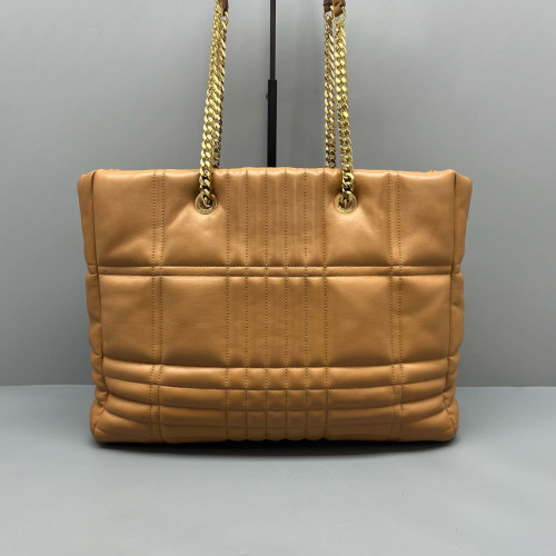 Burberry Shoulder Bag Calfskin Brown