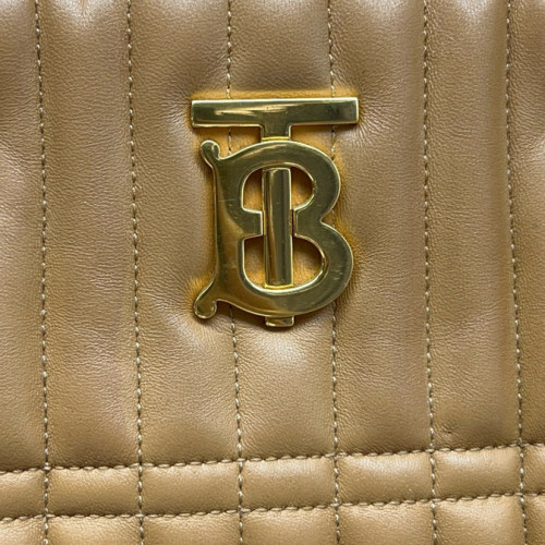Burberry Shoulder Bag Calfskin Brown