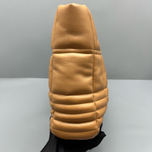 Burberry Shoulder Bag Calfskin Brown