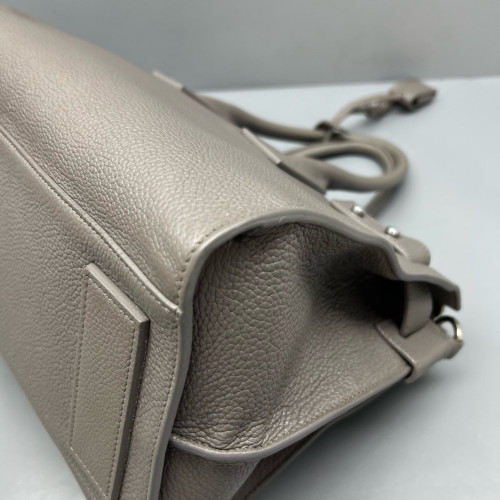 Yves Saint Laurent Medium Sac De Jour Calfskin Grey Yves Saint Laurent Medium Sac De Jour Calfskin Grey