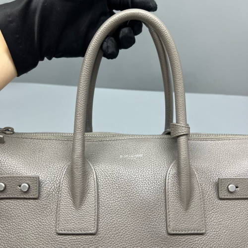 Yves Saint Laurent Medium Sac De Jour Calfskin Grey Yves Saint Laurent Medium Sac De Jour Calfskin Grey