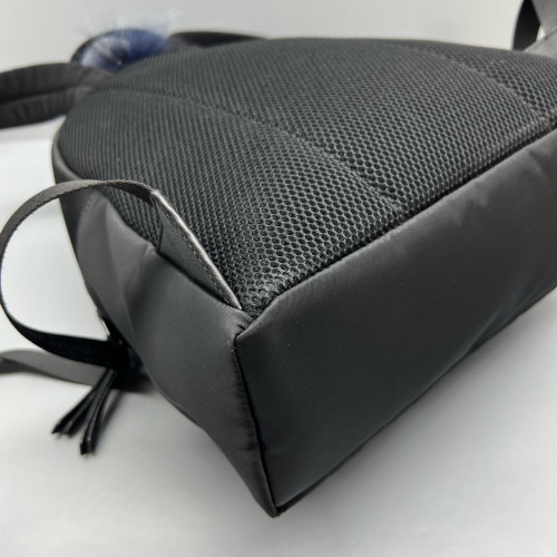 Fendi Monster Eyes Medium Backpack Nylon Black Pink