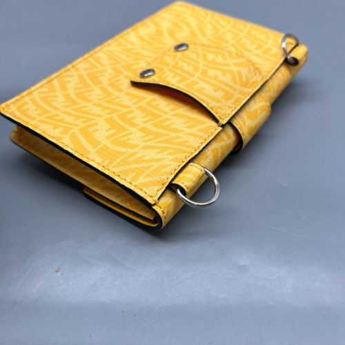 Fendi Baguette Canvas Yellow