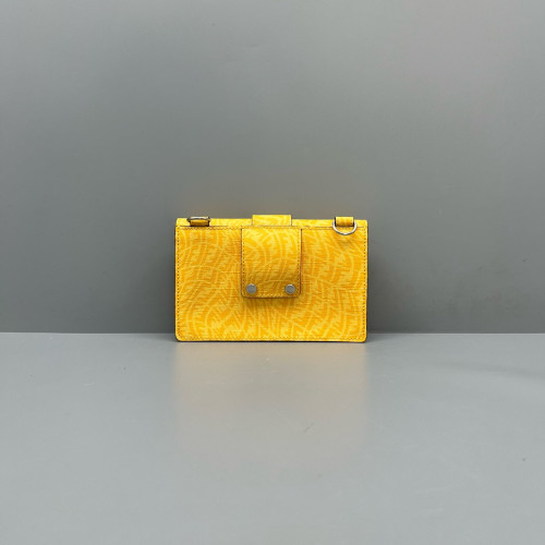 Fendi Baguette Canvas Yellow