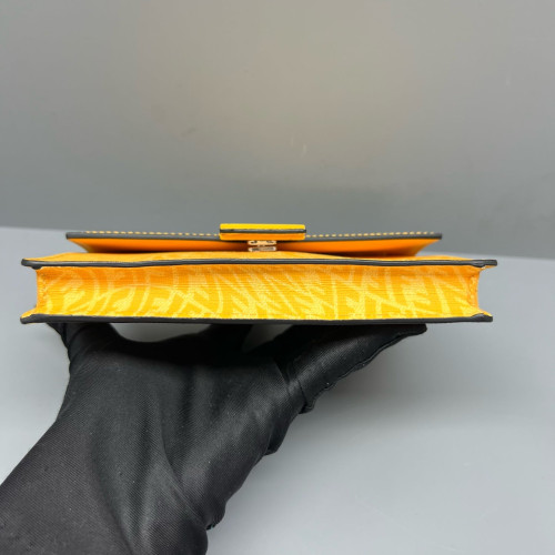Fendi Baguette Canvas Yellow