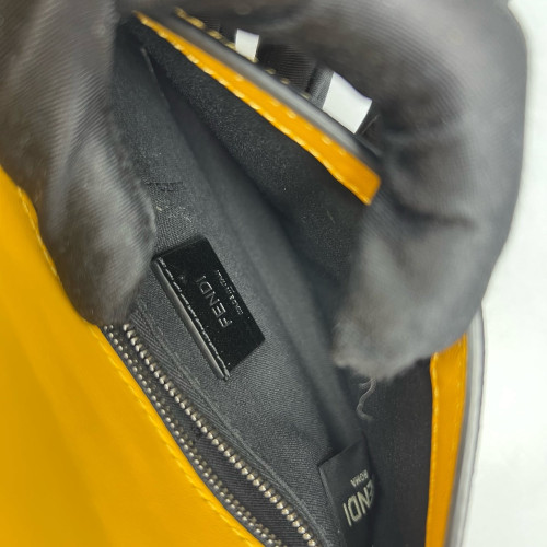 Fendi Baguette Canvas Yellow